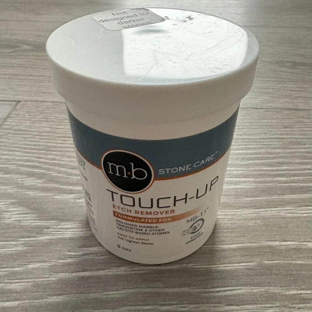 NWB MB Stone Care MB-11 Touch Up Etch Remover Polishing Marble Powder 8 oz